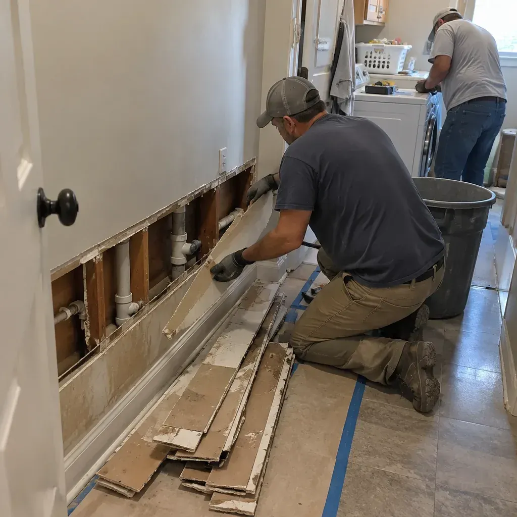 PVC Water Pipe Burst Repair damaged pipe in West Jordan, UT